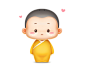 A Lovely Monk -小和尚形象-UI中国-专业界面交互设计平台