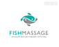 fishmassage太极鱼标志设计