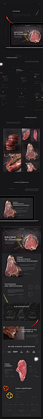 Steak Shop. High Quality Steaks - WEB Inspiration