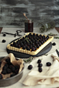 blackberry goat cheese tart