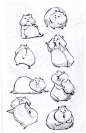 可爱小动物线稿分享~超绝可爱小兔叽的画法… - 半次元 - ACG爱好者社区