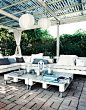 White and blues outdoor from J. Ingerstedt. Get the look!