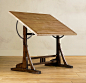 1920s French Drafting Table traditional desks