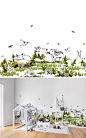 WALLPAPER | WALL MURAL | INTERIOR DESIGN | KIDS' ROOM | NURSERY | WALLPAPER FOR KIDS | INSPIRATION | PLAYFUL | CHILDREN'S ROOM