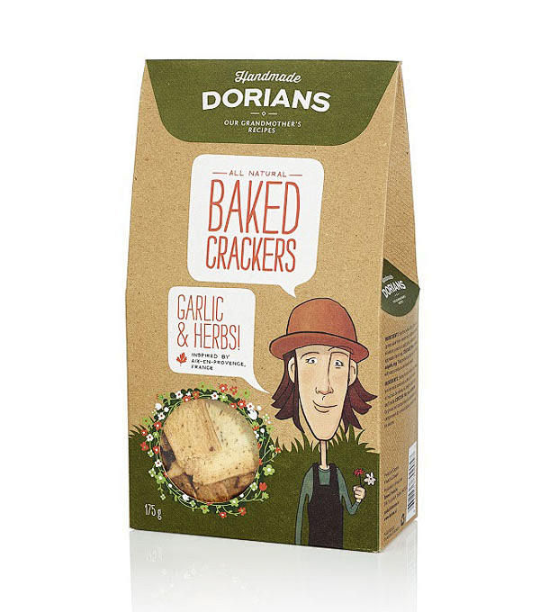 Dorians饼干牛皮纸包装欣赏(2)