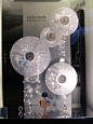 Guerlain crinkled paper wheels, to promote new Shalimar Initial fragrance, Paris: 