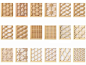 KUMIKO Wood Screen
KUMIKO是日本传统木制技术，整体不含一根钉子。KUMIKO木屏风拥有18种不同纹路，天然材料和传统工艺的结合影响着对产品的感知。