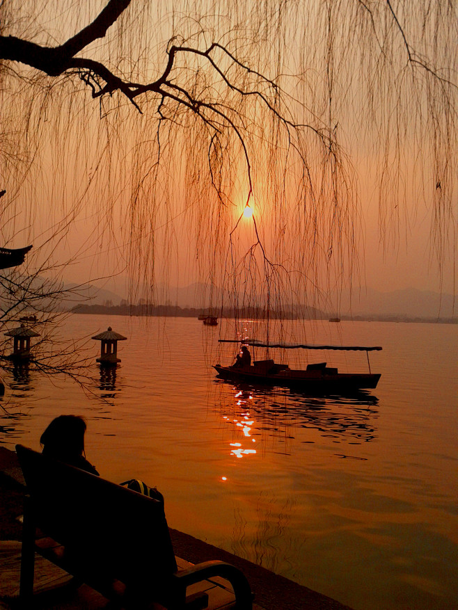 西湖夕照