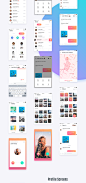 UI Kits : Chat more is a UI kit which involved a lot of research and usability testing lots of users. This UI kit will perfectly solve the problem with chat interface, it also includes various micro interactions so that everyone can make an interactive UI