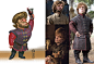 Game of Thrones, Tata Che : Game of Thrones fun art<br/>I started this line at the end of 6 season, I picked up mail alive characters to put them in line according to their role in the story, fast everyone want to be in the center, where Cersei is. 