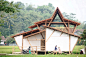 indonesian architects without borders build bamboo kindergarten on the rice fields of java