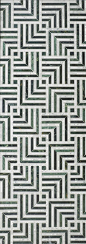 KELLY WEARSTLER X ANN SACKS. 'Liaison Mulholland Small' stone patterned tiles