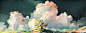 Clouds and tree by MasterTeacher