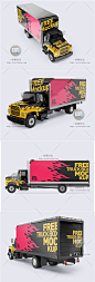 1693小汽车货车公共汽车油罐车车身广告智能贴图展示样机PSD素材-淘宝网