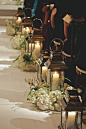 婚礼布置中的浪漫蜡烛元素