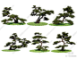 新中式景观树SU模型下载【ID:1104486886】