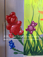 奇幻村庄主题儿童房手绘墙-大小墙体彩绘公司