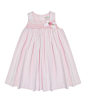 Pink Zigzag Smocked Shift Dress - Infant | Daily deals for moms, babies and kids