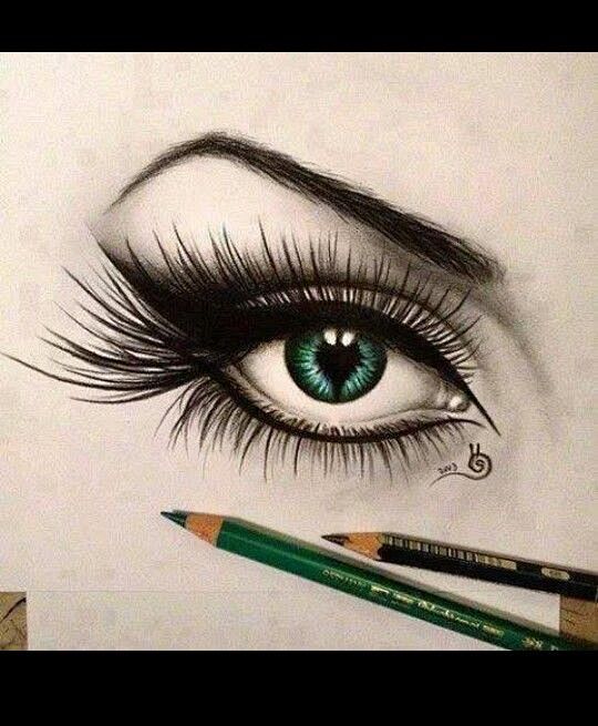 Eye drawings: 