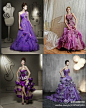 4款紫色的浪漫婚纱，你喜欢哪一款呢？