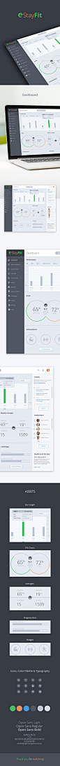 Dashboard Design : Dashboard design for fitness app