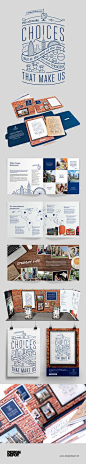 Richmond artwork, London, university, identity, welcome pack, branding, design depot, prospectus, education, #DesignDepot: 