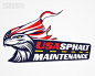 USAsphalt Maintence鹰logo设计