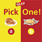 Pick one: slice o' pie or french fries?