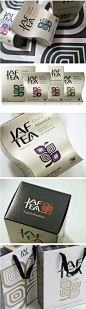 "tea labels and packaging | Jaf Tea by Studio"