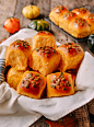 Pumpkin Dinner Rolls