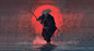 Artwork, Digital Art, Joakim Ericsson, Samurai wallpaper preview