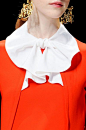 Moschino的2013秋季 - 详细领子 colla 服饰细节