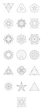 If you want MORE for LESS MONEY: this set is part of the MASSIVE GEOMETRY BUNDLE: Set of 60 (61 actually :-) sacred geometry objects in line-art style. Suitable as spiritual symbol or: 