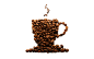 咖啡与咖啡豆特写34038_咖啡/巧克力/牛奶_美食类_图库壁纸_联盟素材