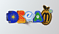 3D branding  CGI digital Fruit logo Render stickers symbol