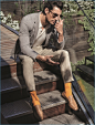 David Gandy Stars in The Jackal Shoot, Talks Modern Masculinity : David Gandy occupies the spotlight once more with a new feature. The British model stars in an editorial for The Jackal. Donning a sharp wardrobe, David links up with stylist Gareth Scourfi