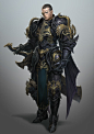 Gold dragon knight , Kim Ha yeong : concept art