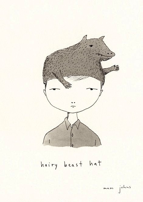 hairy beast hat