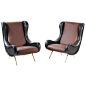 Pair of Armchairs, Model 'Senior' by Marco Zanuso | 1stdibs.com