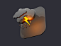 Stormy weather icon