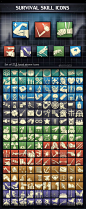 Survival Skill Icons - Miscellaneous Game Assets