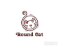 Round Cat圆形猫logo设计欣赏