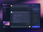 CogniChat | Interface design for chat AI by Ihar Kolesen on Dribbble