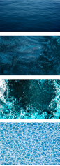日系蓝色文艺小清新海洋波浪背景纹理插画芯高清JPG图片设计素材 | 设汇