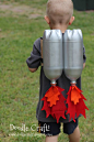 Recycled Rocket Powered Jet pack by Natalie Shaw: 