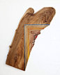 Jason Middlebrook’s Paintings on Planks、Jason Middlebrook、paintings、Planks、geometric