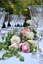 FRENCH COUNTRY COTTAGE: Elegant Outdoor Table