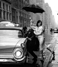 Anne St. Marie and Fabian Malloy, New York, 1958.