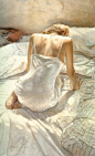 美国顶尖的水彩画家 Steve hanks 作品 (547×900)