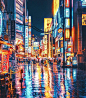 日本城市街拍夜景摄影